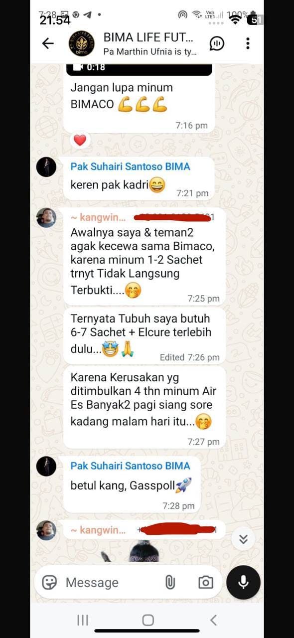 Testimoni pelanggan BIMACO 3